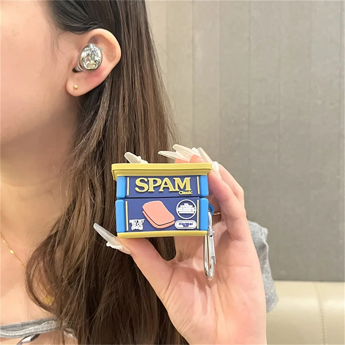 For Samsung Galaxy Buds 3 Pro/Buds Fe/Buds Pro/Buds3/Buds Live,Cute Creative Canned Fruit Design Silicone Earbuds Case with Hook
For Samsung Galaxy Buds 3 Pro/Buds Fe/Buds Pro/Buds3/Buds Live,Cute Creative Canned Fruit Design Silicone Earbuds Case with Hook