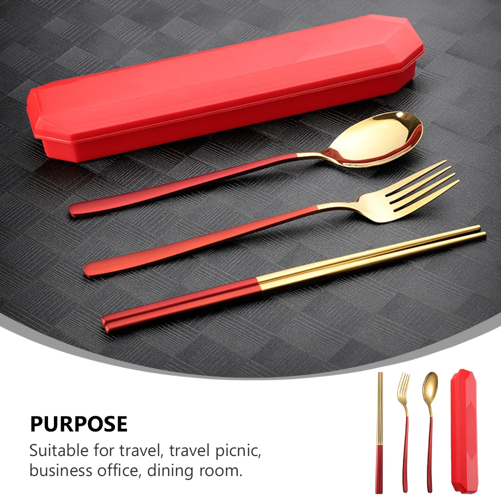 Stainless Steel Tableware Set Chopsticks Portable Spoons Convenient Forks Food Grade Kitchen Travel Dining Gift
Stainless Steel Tableware Set Chopsticks Portable Spoons Convenient Forks Food Grade Kitchen Travel Dining Gift