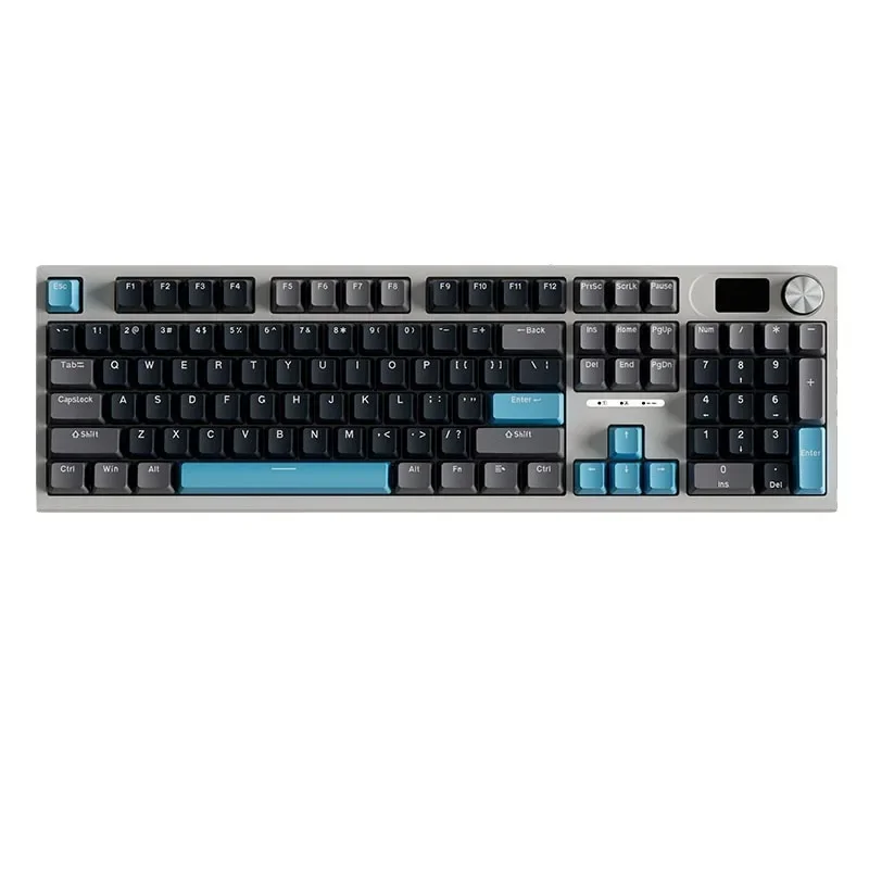 LT104 wireless bluetooth gaming mechanical keyboard, customized three-mode wired green axis high-value keyboard 
LT104 wireless bluetooth gaming mechanical keyboard, customized three-mode wired green axis high-value keyboard