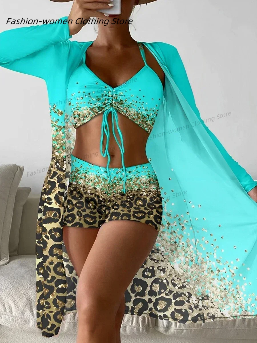 3 Pieces High Waist Bikini 2024 Printed Swimsuit Women & Kimono Swimwear Female Sexy Bather Bathing Swimming Swim Suit Beachwear
3 Pieces High Waist Bikini 2024 Printed Swimsuit Women & Kimono Swimwear Female Sexy Bather Bathing Swimming Swim Suit Beachwear