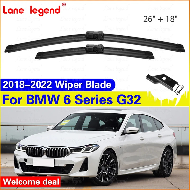For BMW 6 Series G32 2018-2022 Gran Turismo GT 630i xDrive Front Windshield Wiper Blades 2pcs Windscreen Window Accessories 2021
For BMW 6 Series G32 2018-2022 Gran Turismo GT 630i xDrive Front Windshield Wiper Blades 2pcs Windscreen Window Accessories 2021