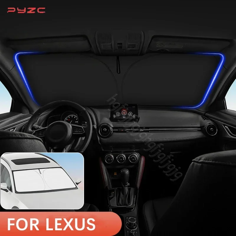 For Lexus ES350 RX350 RX450 GX460 GX400 Car Windshield Sunshade Cover Front Window Sun Shade Visor Car Interior UV Protection
For Lexus ES350 RX350 RX450 GX460 GX400 Car Windshield Sunshade Cover Front Window Sun Shade Visor Car Interior UV Protection