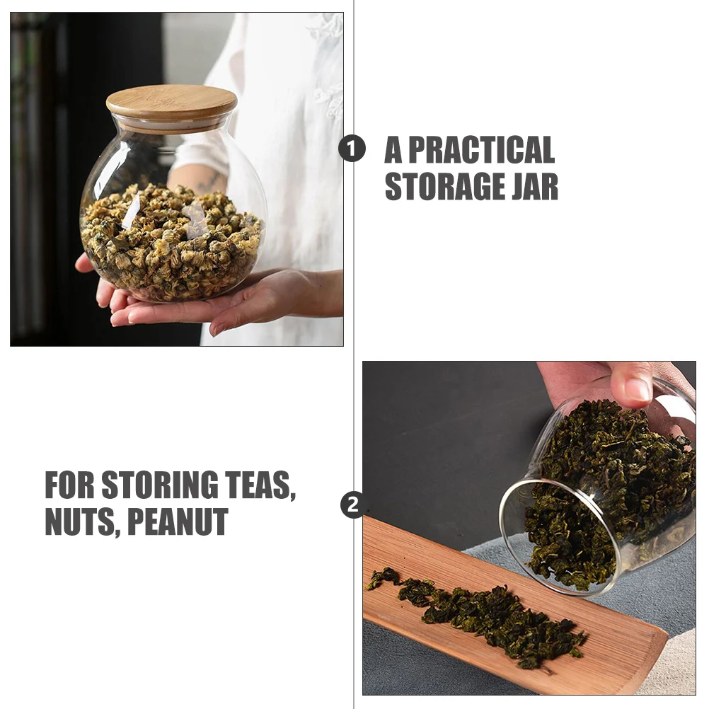 1 pc Glass Jar Airtight Food Container Transparent Snack Can Moistureproof Insect Proof Tea Nut Borosilicate Glass Food
1 pc Glass Jar Airtight Food Container Transparent Snack Can Moistureproof Insect Proof Tea Nut Borosilicate Glass Food