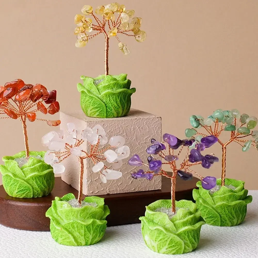 Lucky Creative Natural Crystal Tree Copper Wire Multicolor Fortune Tree Figurine Gemstones Handcrafted Crystal Decorative Trees
Lucky Creative Natural Crystal Tree Copper Wire Multicolor Fortune Tree Figurine Gemstones Handcrafted Crystal Decorative Trees