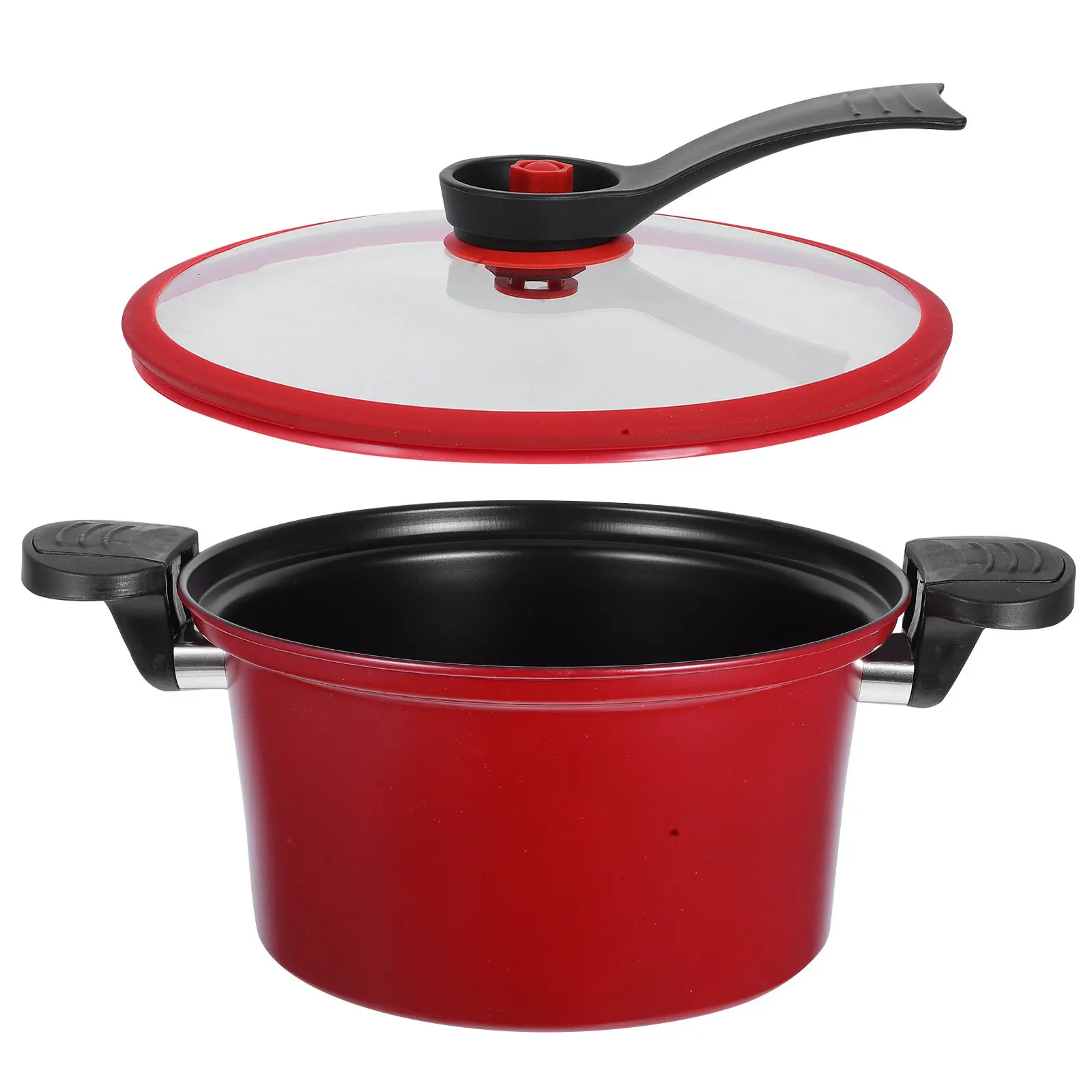 Household Micro Pressure Cooker Low Pressure Cooking Pot Visible Tempered Glass Lid Nonstick Surface Even Heat Distribution
Household Micro Pressure Cooker Low Pressure Cooking Pot Visible Tempered Glass Lid Nonstick Surface Even Heat Distribution