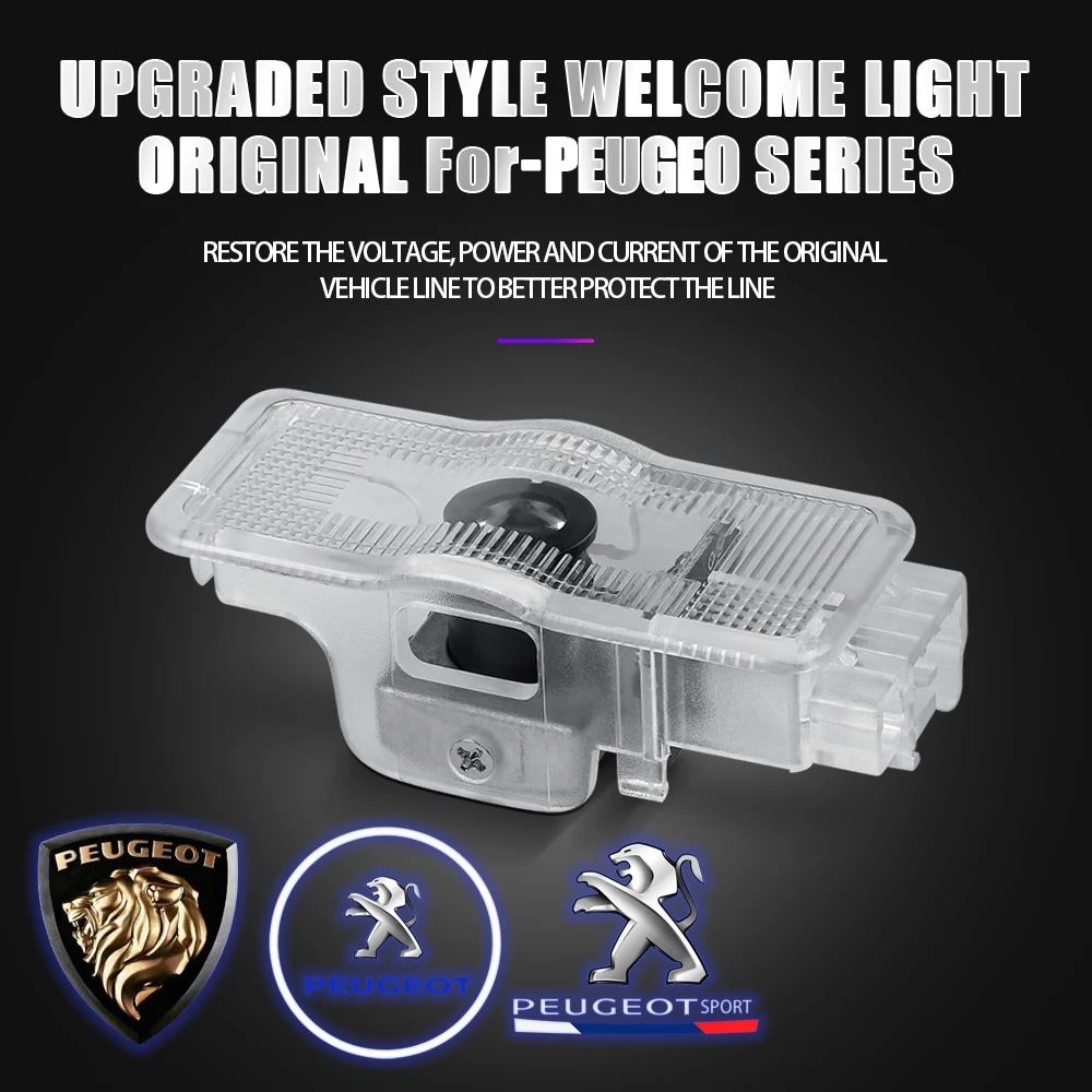 2PCS Car Door Welcome Lights Wireless Laser Ghost Projector LED Courtesy Lamp Auto Accessories For PEUGEOT 508 2010 2011 CRZ 407
2PCS Car Door Welcome Lights Wireless Laser Ghost Projector LED Courtesy Lamp Auto Accessories For PEUGEOT 508 2010 2011 CRZ 407
