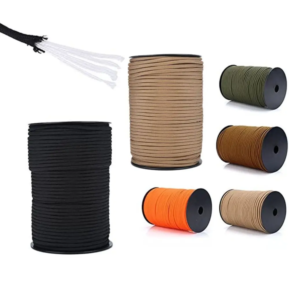 100M Length Rescue Paracord 4mm Diameter 9-Core Structure Survival Paracord 550 Type Polyester Material Camping Paracord
100M Length Rescue Paracord 4mm Diameter 9-Core Structure Survival Paracord 550 Type Polyester Material Camping Paracord