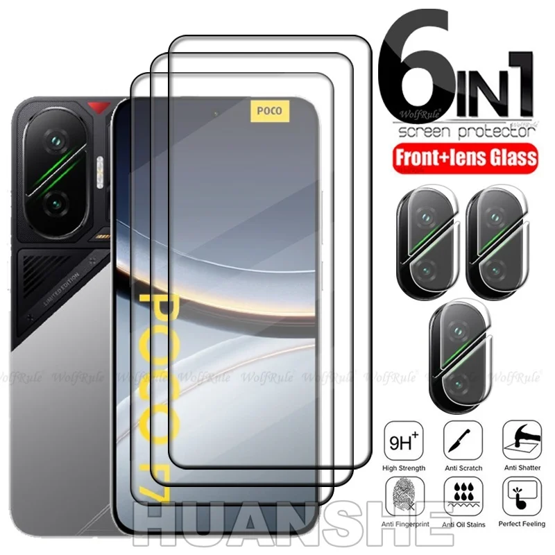 6-in-1 9H HD Full Cover Glue Protective Tempered Glass Screen Protector + Lens Glass for Poco F7
6-in-1 9H HD Full Cover Glue Protective Tempered Glass Screen Protector + Lens Glass for Poco F7