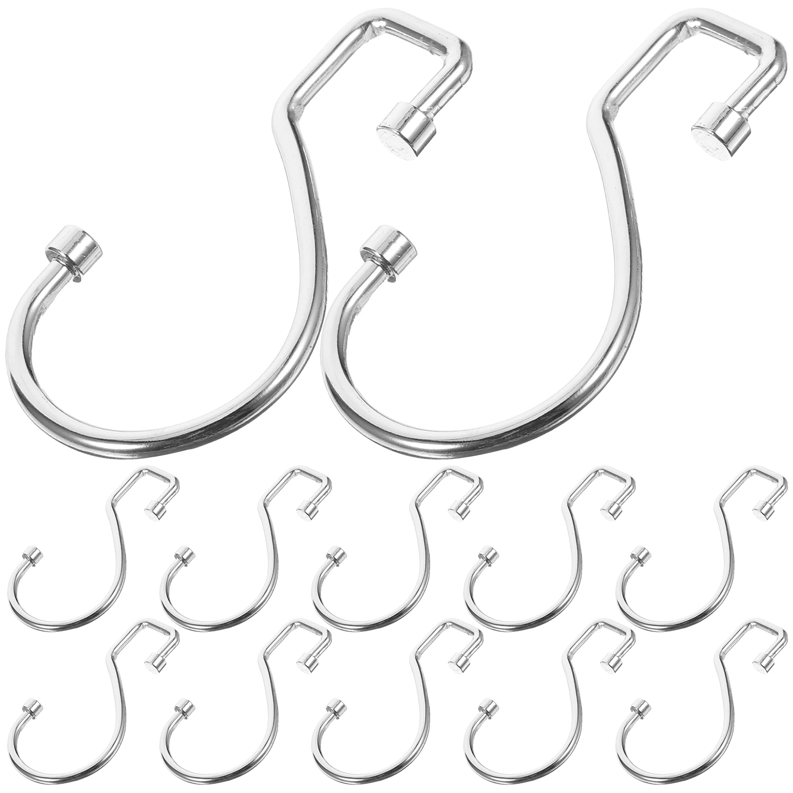 12pcs Black Iron Shower Curtain Hooks Heavy Duty Bathroom S Hook for Hanging Towels Curtains Decor Hardware Round Cylinder
12pcs Black Iron Shower Curtain Hooks Heavy Duty Bathroom S Hook for Hanging Towels Curtains Decor Hardware Round Cylinder