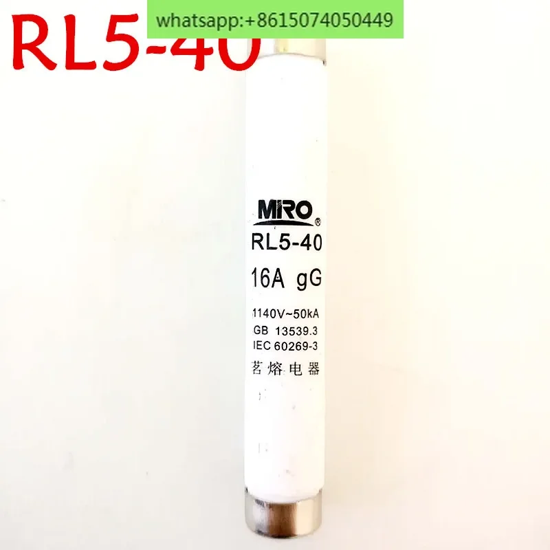 10 pcs HuGong RL5-40 1140V 2A 6A 10A16A Spiral Fuse, Insurance
10 pcs HuGong RL5-40 1140V 2A 6A 10A16A Spiral Fuse, Insurance