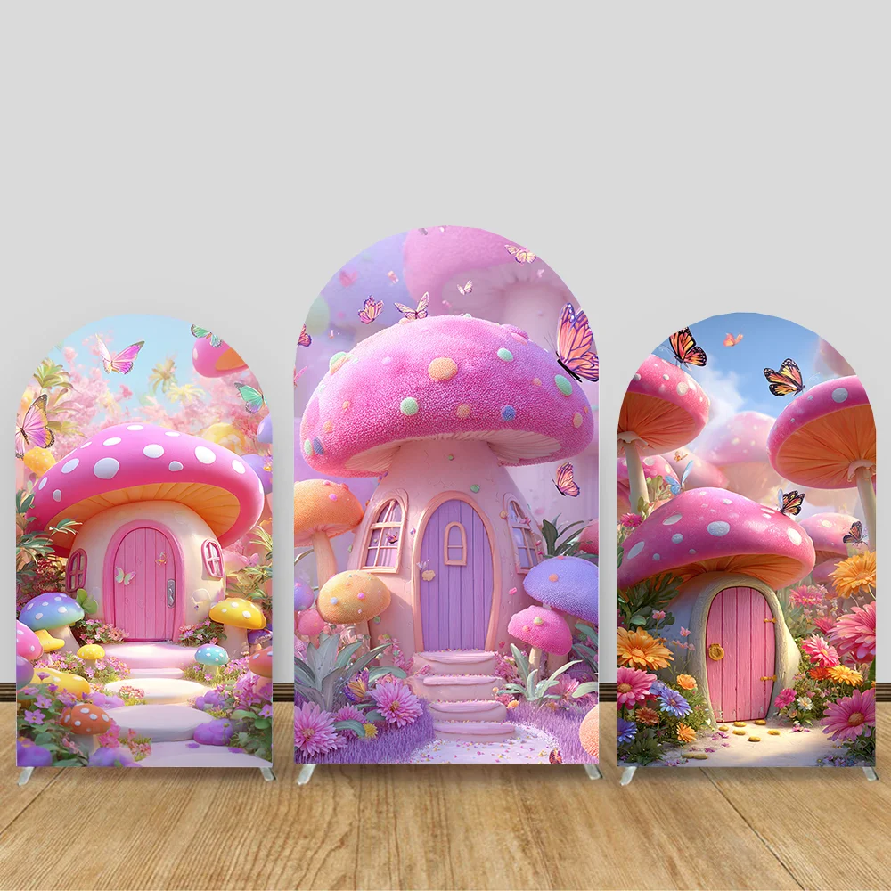 Garden Double-sided Arch Background Cloth Magic Forest Butterfly Mushroom Wedding Birthday Party Decoration Spring Background
Garden Double-sided Arch Background Cloth Magic Forest Butterfly Mushroom Wedding Birthday Party Decoration Spring Background