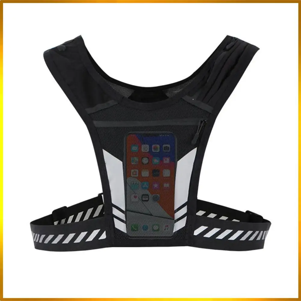 Running Phone Holder Vest Reflective Running Chest Pouch Breathable Mesh Running Chest Bag Adjustable Buckle for Men Women
Running Phone Holder Vest Reflective Running Chest Pouch Breathable Mesh Running Chest Bag Adjustable Buckle for Men Women