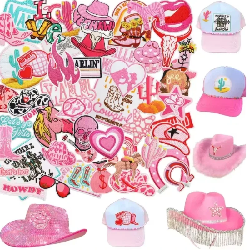 Pink Girl Embroidery Cloth Sticker Western Denim Series Western Regions Desert Fire Computer Embroidery Label Ironing
Pink Girl Embroidery Cloth Sticker Western Denim Series Western Regions Desert Fire Computer Embroidery Label Ironing
