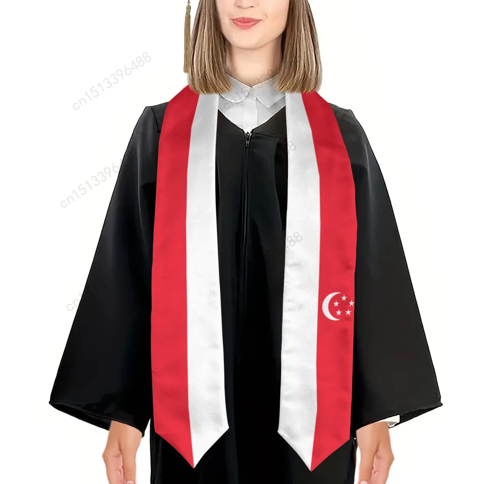2025 Singapore Flag Graduation Stole Shawl Sash Honor For Study Aboard International Students
2025 Singapore Flag Graduation Stole Shawl Sash Honor For Study Aboard International Students