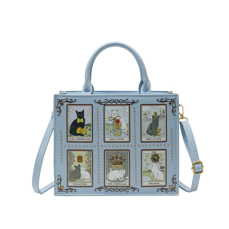 Cat Elf Tote Bag Fashion Versatile Ladies Handbag Crossbody Shoulder Bag Cute Animal Graffiti Print Women Top Handle Purse
Cat Elf Tote Bag Fashion Versatile Ladies Handbag Crossbody Shoulder Bag Cute Animal Graffiti Print Women Top Handle Purse