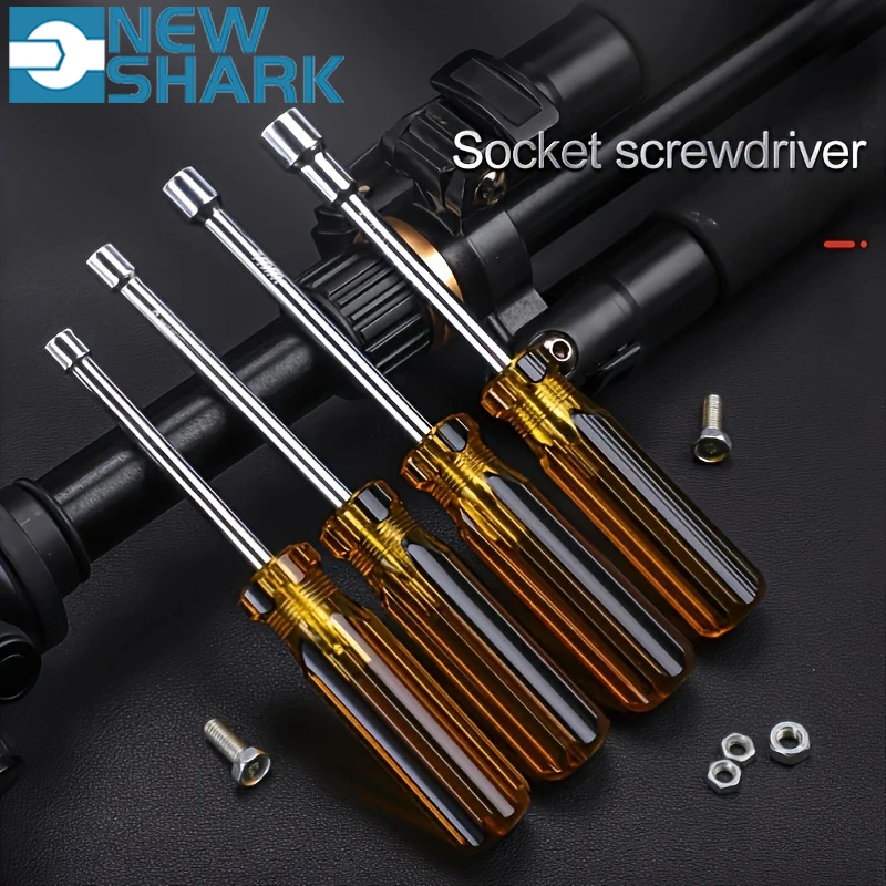 Hight Quality 5-10mm Socket Screwdriver Carbon Steel Hex Socket Wrench Deepening Socket Driver Adjustment Tool 
Hight Quality 5-10mm Socket Screwdriver Carbon Steel Hex Socket Wrench Deepening Socket Driver Adjustment Tool