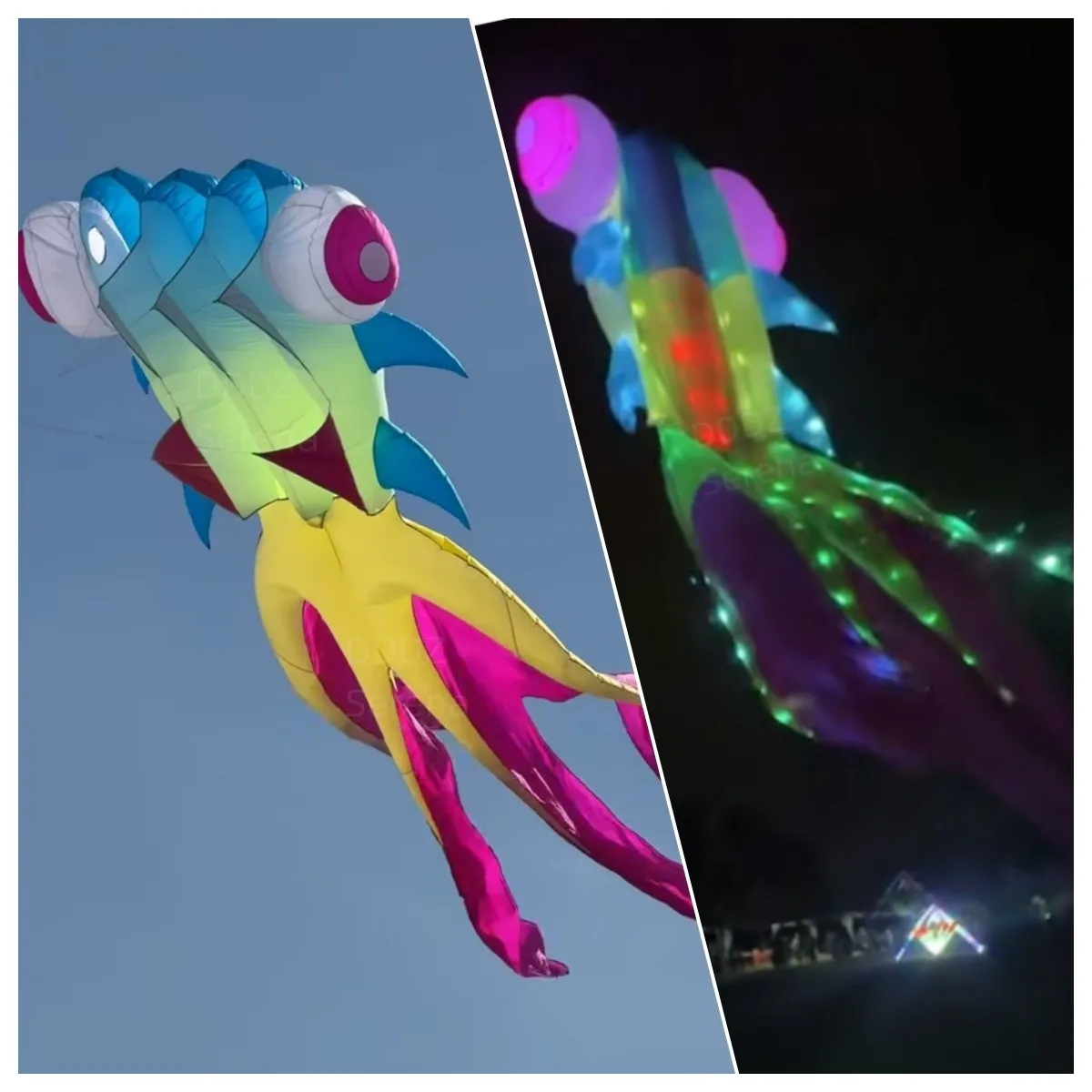 Show kite LED 14m goldfish MLS MALAOSI 30D Ripstop Nylon Fabric Pendant soft Inflatable Kite good fly with remote control DDDZ
Show kite LED 14m goldfish MLS MALAOSI 30D Ripstop Nylon Fabric Pendant soft Inflatable Kite good fly with remote control DDDZ