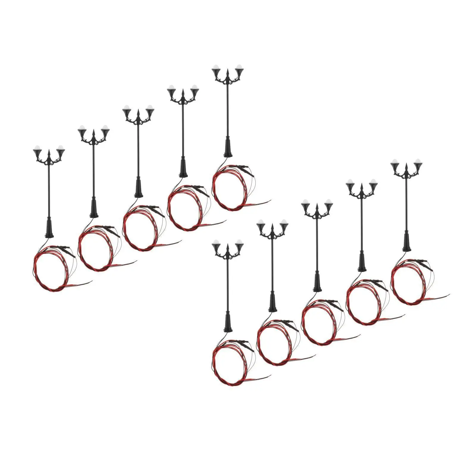 10 Pieces 1:100 Mini Street Lights Miniature Garden Lamp Decor Adornment Accessory
10 Pieces 1:100 Mini Street Lights Miniature Garden Lamp Decor Adornment Accessory