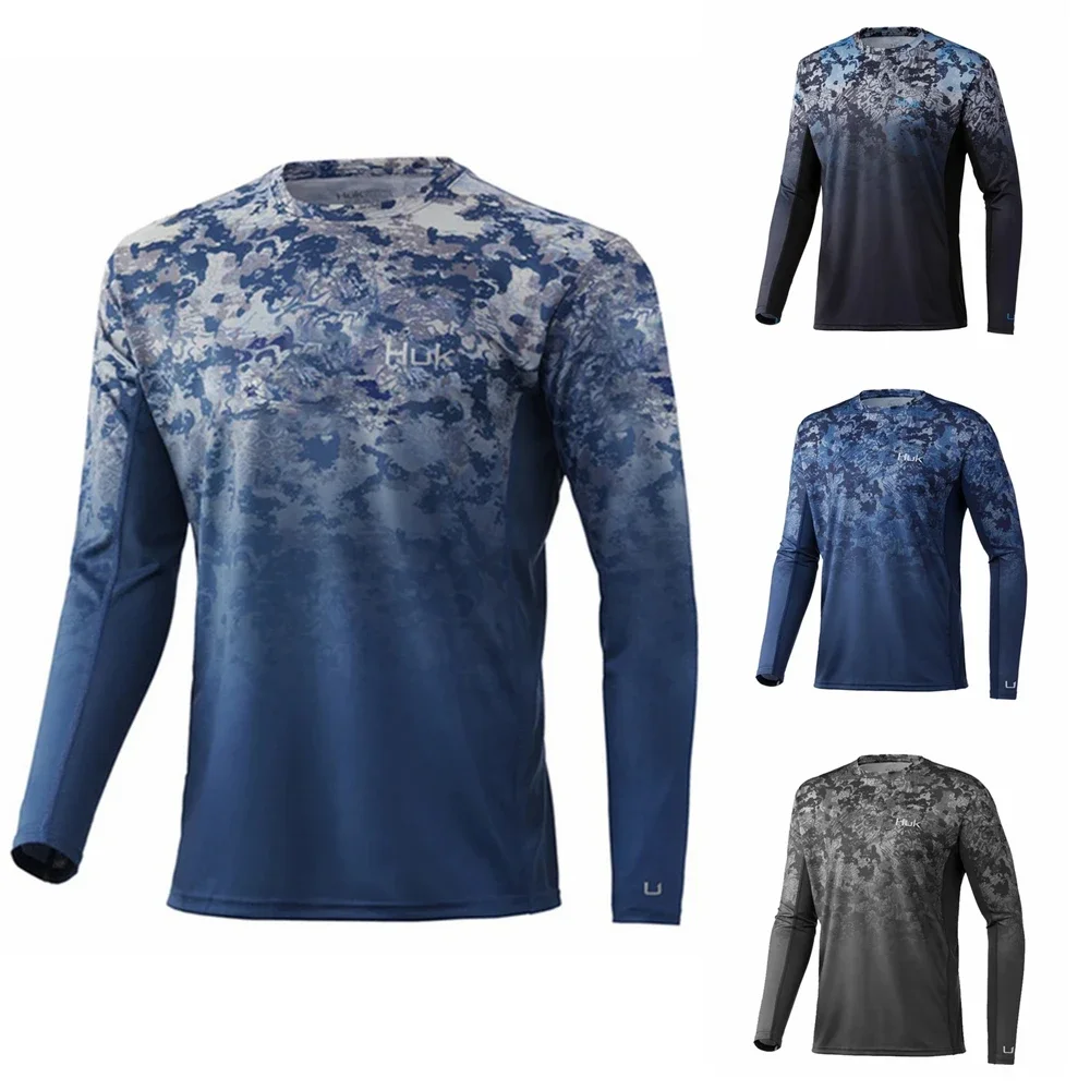 HUK Fishing Shirts Summer Men's Long Sleeve Fishing T-shirts Camisa De Pesca Uv Protection Fishing Shirt Performance Tops Wear
HUK Fishing Shirts Summer Men's Long Sleeve Fishing T-shirts Camisa De Pesca Uv Protection Fishing Shirt Performance Tops Wear