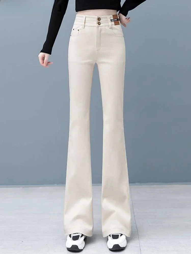 Корейская уличная одежда, расклешенные джинсы с высокой талией, женские облегающие потертые повседневные джинсовые брюки для женщин
Корейская уличная одежда, расклешенные джинсы с высокой талией, женские облегающие потертые повседневные джинсовые брюки для женщин