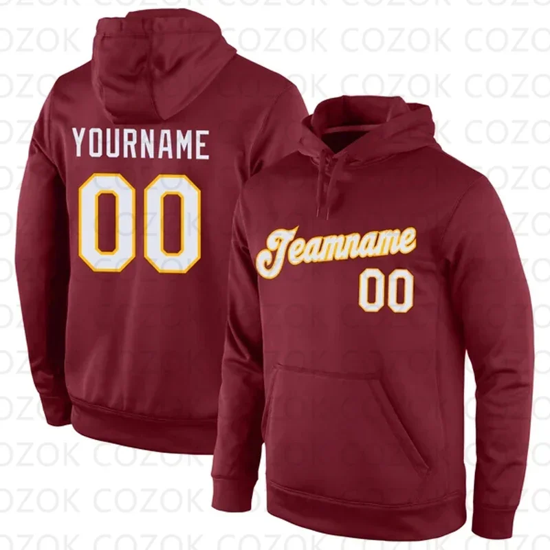 Customized Hoodies Dark Red Color Jersey 3D Printed Unisex Pullovers Hoodie Casual Sweatshirts
Customized Hoodies Dark Red Color Jersey 3D Printed Unisex Pullovers Hoodie Casual Sweatshirts