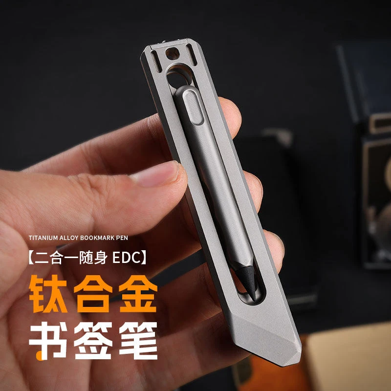 EDC Titanium Alloy Ultralight Metric Ruler With Magnetic Pencil Crowbar Outdoor Portable Multi-functional Tools
EDC Titanium Alloy Ultralight Metric Ruler With Magnetic Pencil Crowbar Outdoor Portable Multi-functional Tools