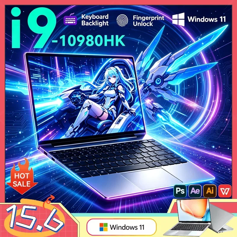2026 Laptop Windows 11 Intel Core I9 10980HK 15.6 Inch Gaming Laptops Portable Computer Backlit Keyboard 16GB RAM 1TB SSD Pc
2026 Laptop Windows 11 Intel Core I9 10980HK 15.6 Inch Gaming Laptops Portable Computer Backlit Keyboard 16GB RAM 1TB SSD Pc