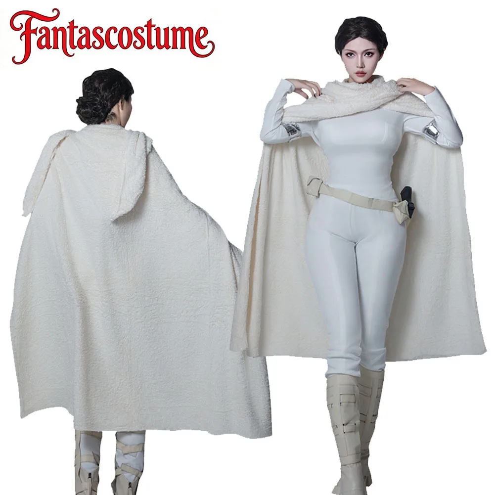 Padme Cosplay Amidala Costume Movie Space Battle Roleplay Women Cloak Pants Armband Gun Holder Outfits Halloween Carnival Suit
Padme Cosplay Amidala Costume Movie Space Battle Roleplay Women Cloak Pants Armband Gun Holder Outfits Halloween Carnival Suit