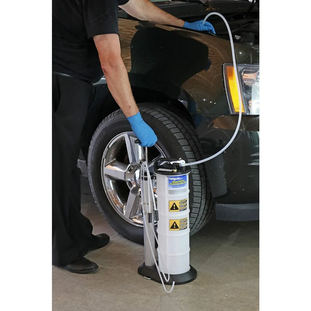 7201 2.3 Gallon Fluid Evacuator Extractor and Dispensing Pump, Push Button, Manual Operation, Chemical-Resistant Polyethylene
7201 2.3 Gallon Fluid Evacuator Extractor and Dispensing Pump, Push Button, Manual Operation, Chemical-Resistant Polyethylene