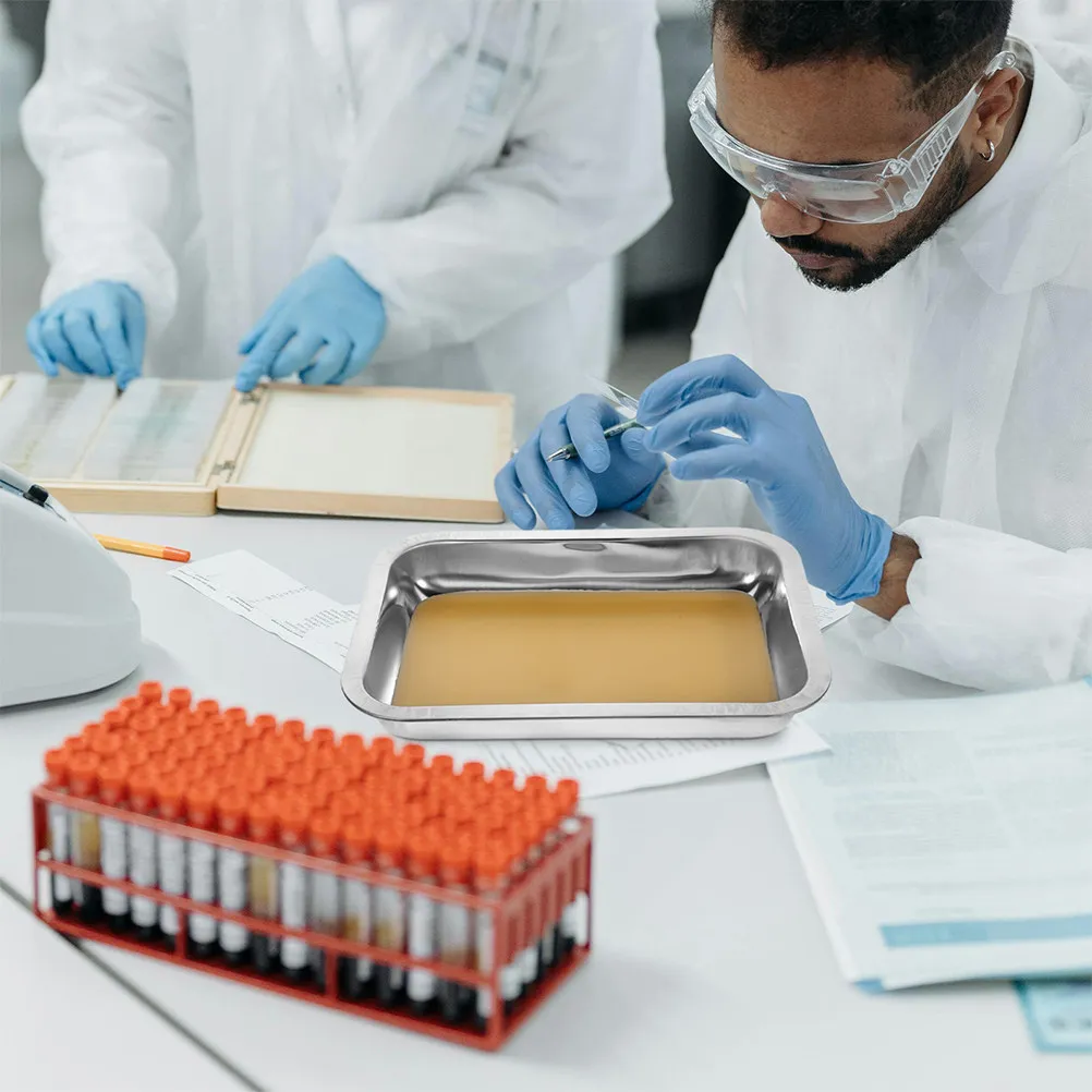 2Pcs Wax-Coated Stainless Steel Dissecting Tray Ideal for Anatomy Education Dissection Plate Lab Equipment Medical Teaching
2Pcs Wax-Coated Stainless Steel Dissecting Tray Ideal for Anatomy Education Dissection Plate Lab Equipment Medical Teaching