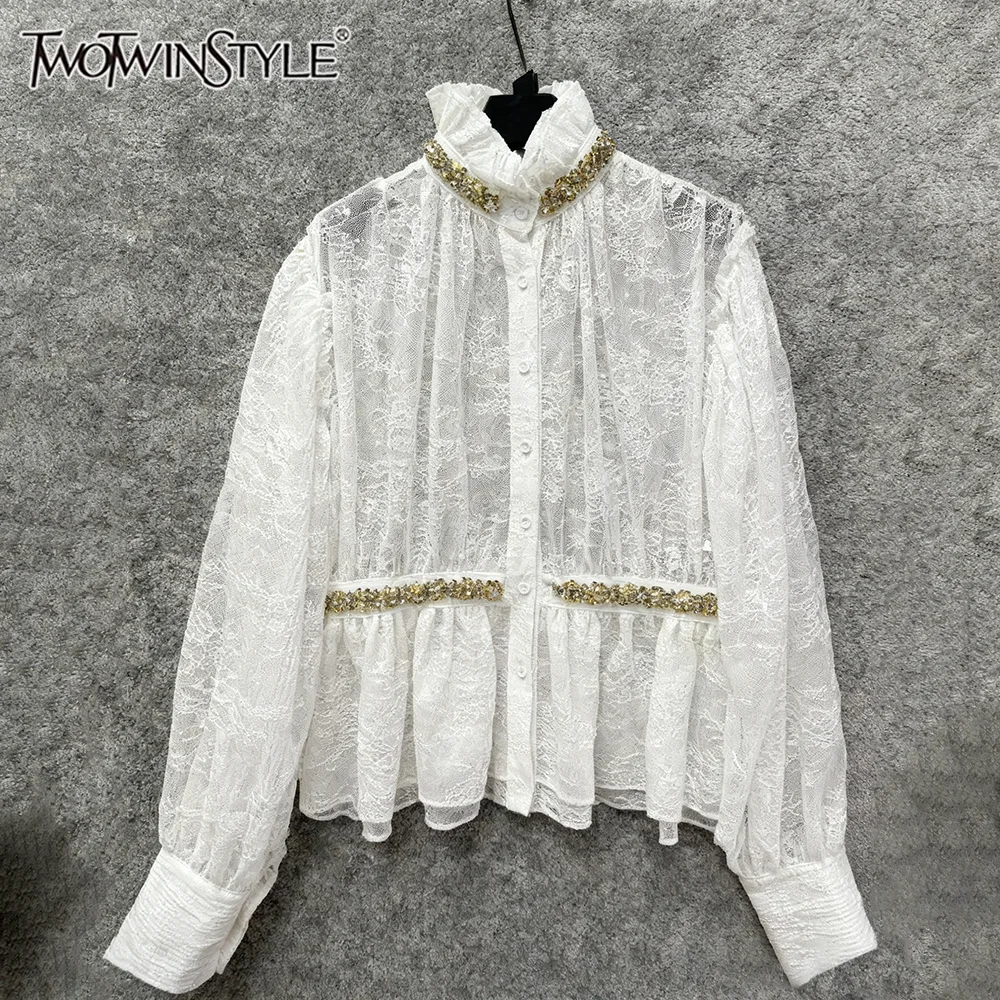 GALCAUR однотонная шикарная рубашка с бриллиантами, женская водолазка с длинным рукавом, свободные прозрачные вечерние женские рубашки, осенний модный стиль
GALCAUR однотонная шикарная рубашка с бриллиантами, женская водолазка с длинным рукавом, свободные прозрачные вечерние женские рубашки, осенний модный стиль