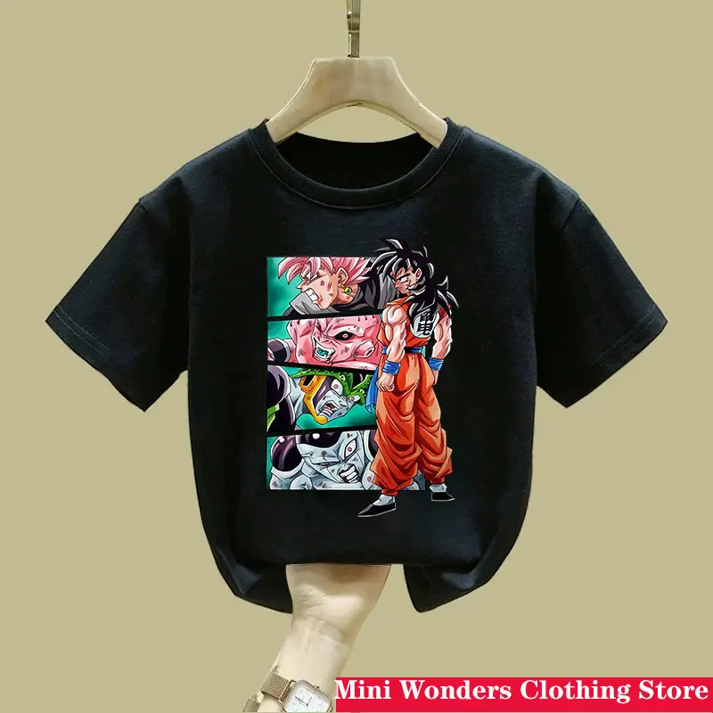Hot Selling Dragon Ball Kids T-shirt Goku Cartoon Anime Printed Boys Girls Clothes Short Sleeve Cotton Tees Baby Toddler Tops
Hot Selling Dragon Ball Kids T-shirt Goku Cartoon Anime Printed Boys Girls Clothes Short Sleeve Cotton Tees Baby Toddler Tops