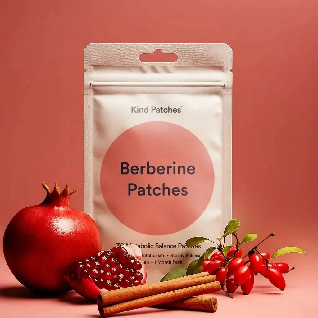 Good Patch Berberine Patches - 3 Pack (108 Patches) - 3 Month Supply. All-Natural Vegan Patches That Support Metabolism And Provide Long-Lasting Release.
Good Patch Berberine Patches - 3 Pack (108 Patches) - 3 Month Supply. All-Natural Vegan Patches That Support Metabolism And Provide Long-Lasting Release.