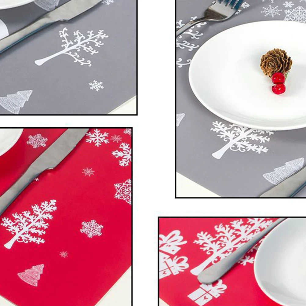 12pcs Christmas Dining Mats Set Printed Placemats Cup Mats Table Protective Cushions Grey Christmas Tree
12pcs Christmas Dining Mats Set Printed Placemats Cup Mats Table Protective Cushions Grey Christmas Tree