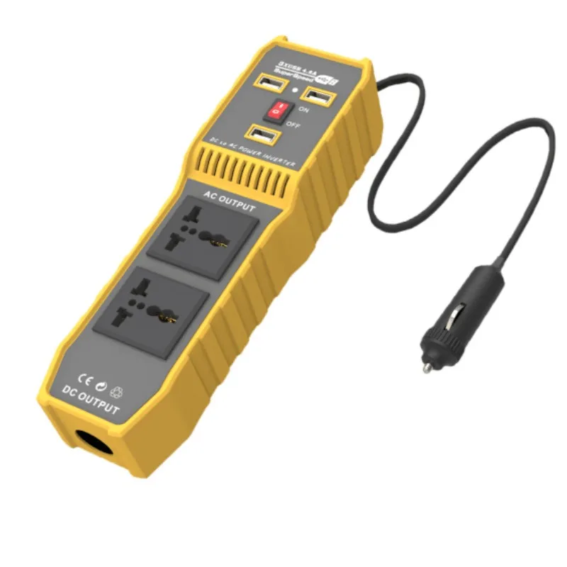 200W Socket Inverter Universal Socket DC Voltage Conversion Car PD Fast Charging CarInverter
200W Socket Inverter Universal Socket DC Voltage Conversion Car PD Fast Charging CarInverter