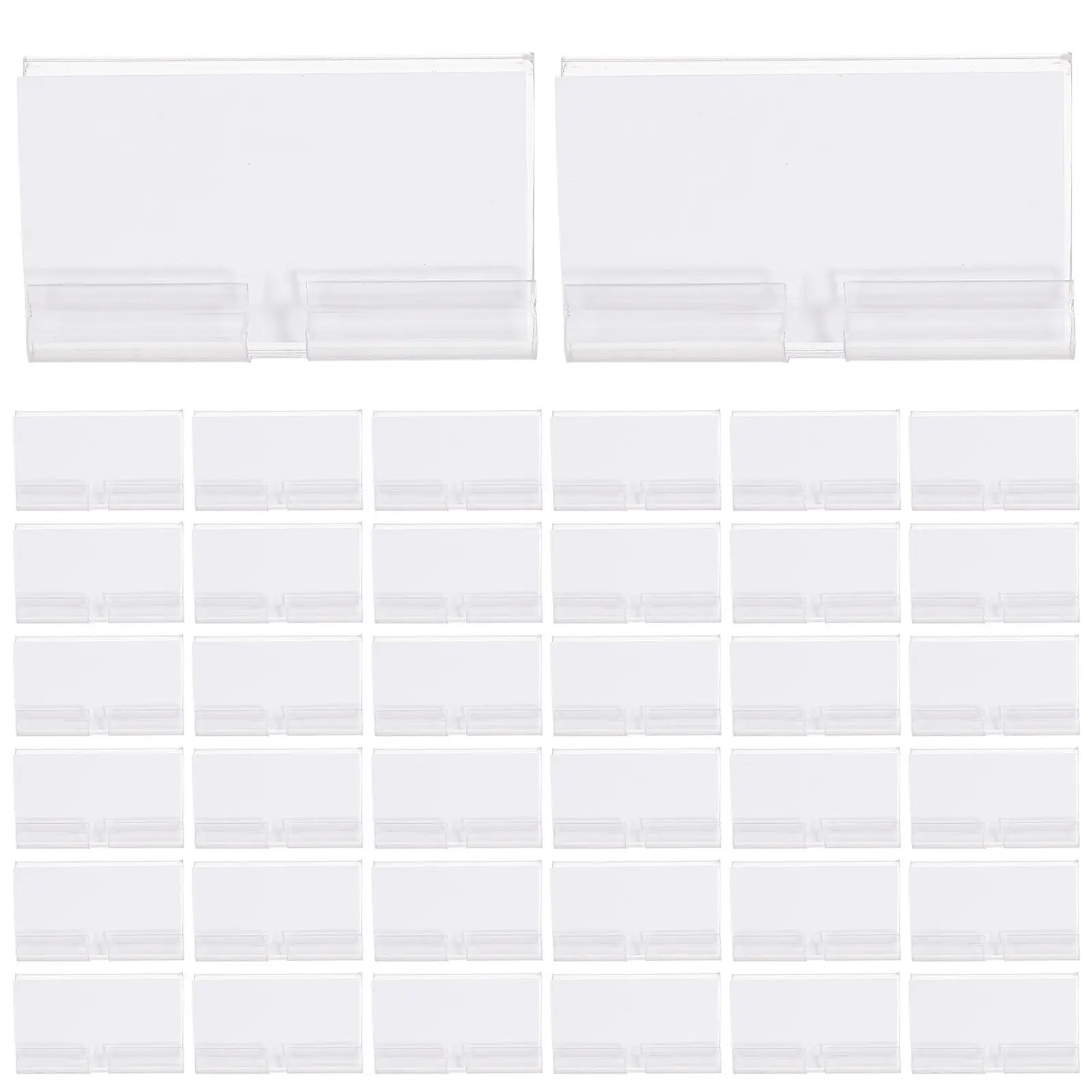 50Sets Labels for Bins with Clear Holders Multi Use Label Clips for Storage Totes and Shopping Mall Displays Bin Labels
50Sets Labels for Bins with Clear Holders Multi Use Label Clips for Storage Totes and Shopping Mall Displays Bin Labels