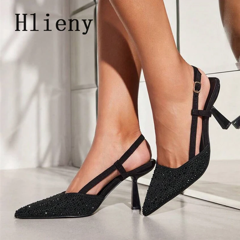 Hlieny Fashion Crystal Sequin cloth Rhinestone Pointed Toe Women Pumps Buckle Strap Sandals Thin High Heels Party Banquet Shoes
Hlieny Fashion Crystal Sequin cloth Rhinestone Pointed Toe Women Pumps Buckle Strap Sandals Thin High Heels Party Banquet Shoes