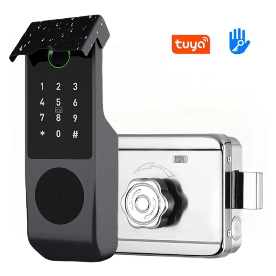 Outdoor Waterproof Mobile Phone Tuya App Control Intelligent Fingerprint Smart Door Lock
Outdoor Waterproof Mobile Phone Tuya App Control Intelligent Fingerprint Smart Door Lock