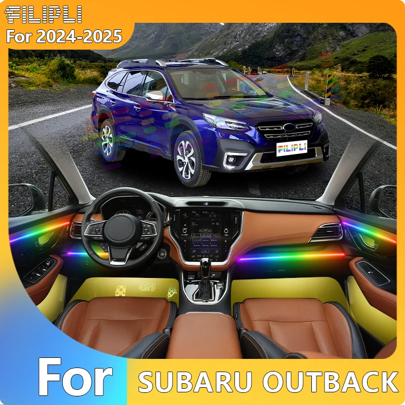 FILIPLI For The SUBARU OUTBACK For 2016 Multi Colour RGB Voice Control Car LED Mood Light Cyberpunk Music Sync Car Ambient Light
FILIPLI For The SUBARU OUTBACK For 2016 Multi Colour RGB Voice Control Car LED Mood Light Cyberpunk Music Sync Car Ambient Light