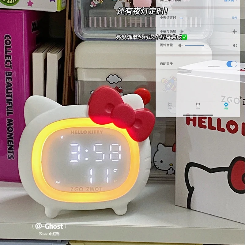 Sanrio Kawaii Bluetooth Stereo Hello Kitty Children Intelligent Alarm Clock Led Atmosphere Light Multifunctional Kt Cat Speaker
Sanrio Kawaii Bluetooth Stereo Hello Kitty Children Intelligent Alarm Clock Led Atmosphere Light Multifunctional Kt Cat Speaker