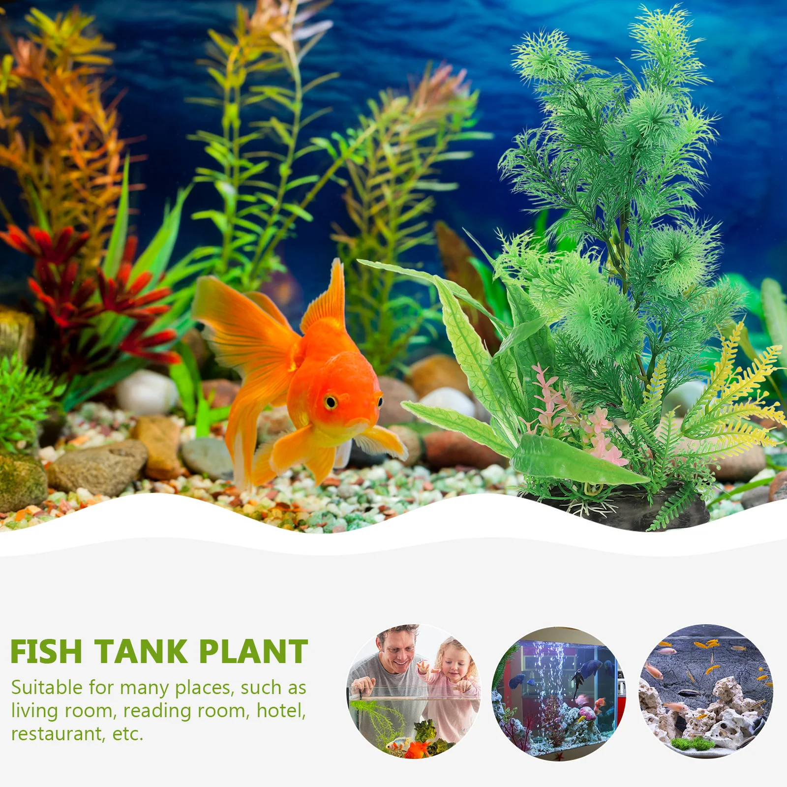 2Pcs Vivid Artificial Aquarium Plants Fish Tank Decoration Safe Lifelike Fake Plant Supplies Fish Tank Plants Aquarium Plant 
2Pcs Vivid Artificial Aquarium Plants Fish Tank Decoration Safe Lifelike Fake Plant Supplies Fish Tank Plants Aquarium Plant