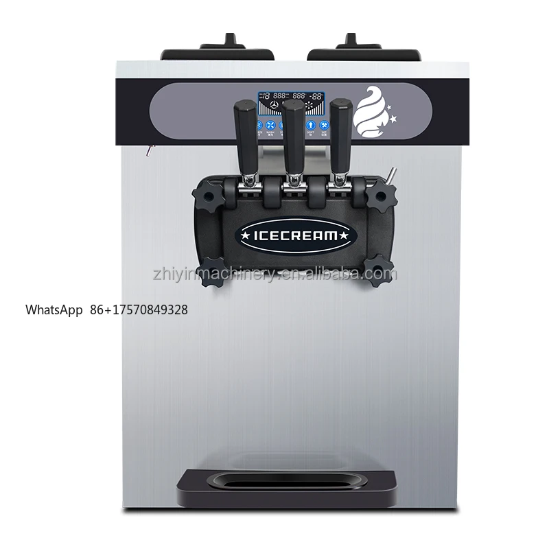 Commercial Stainless Steel Homemade Cone Ice Cream Automatic Softy Three Flavors Soft Serve Ice Cream Machine Factory Price
Commercial Stainless Steel Homemade Cone Ice Cream Automatic Softy Three Flavors Soft Serve Ice Cream Machine Factory Price