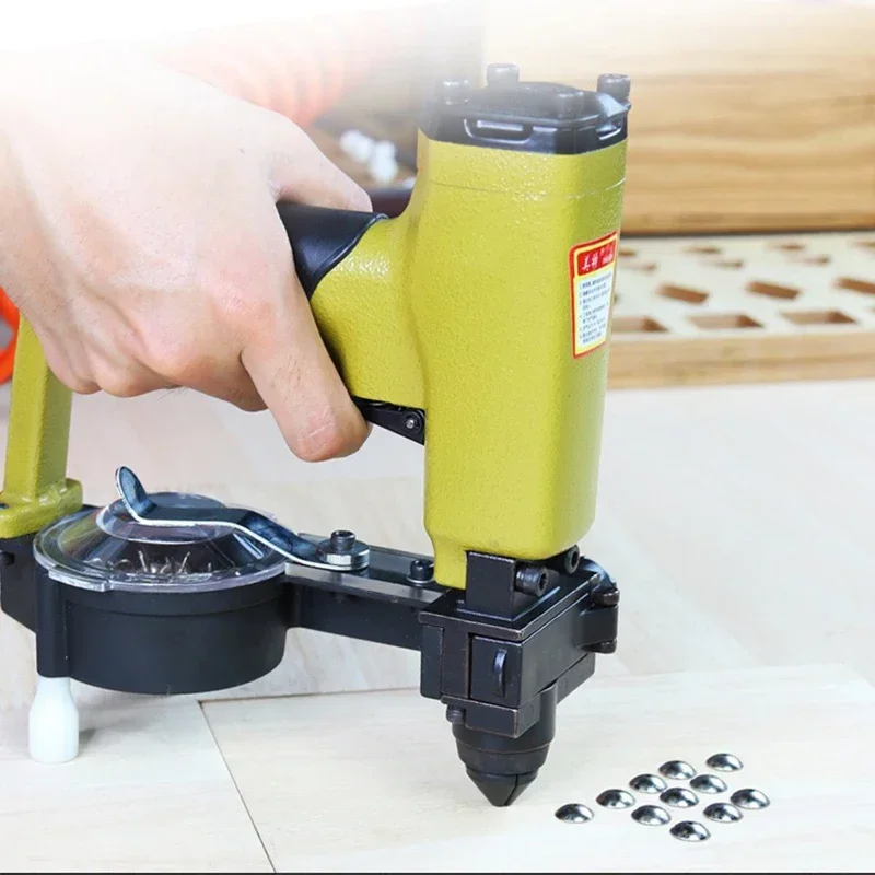 ZN-12S Automatic Nail Feeder Pneumatic Nail Gun Sofa Stapler Furniture Decoration Nailer Copper Nail Cap
ZN-12S Automatic Nail Feeder Pneumatic Nail Gun Sofa Stapler Furniture Decoration Nailer Copper Nail Cap