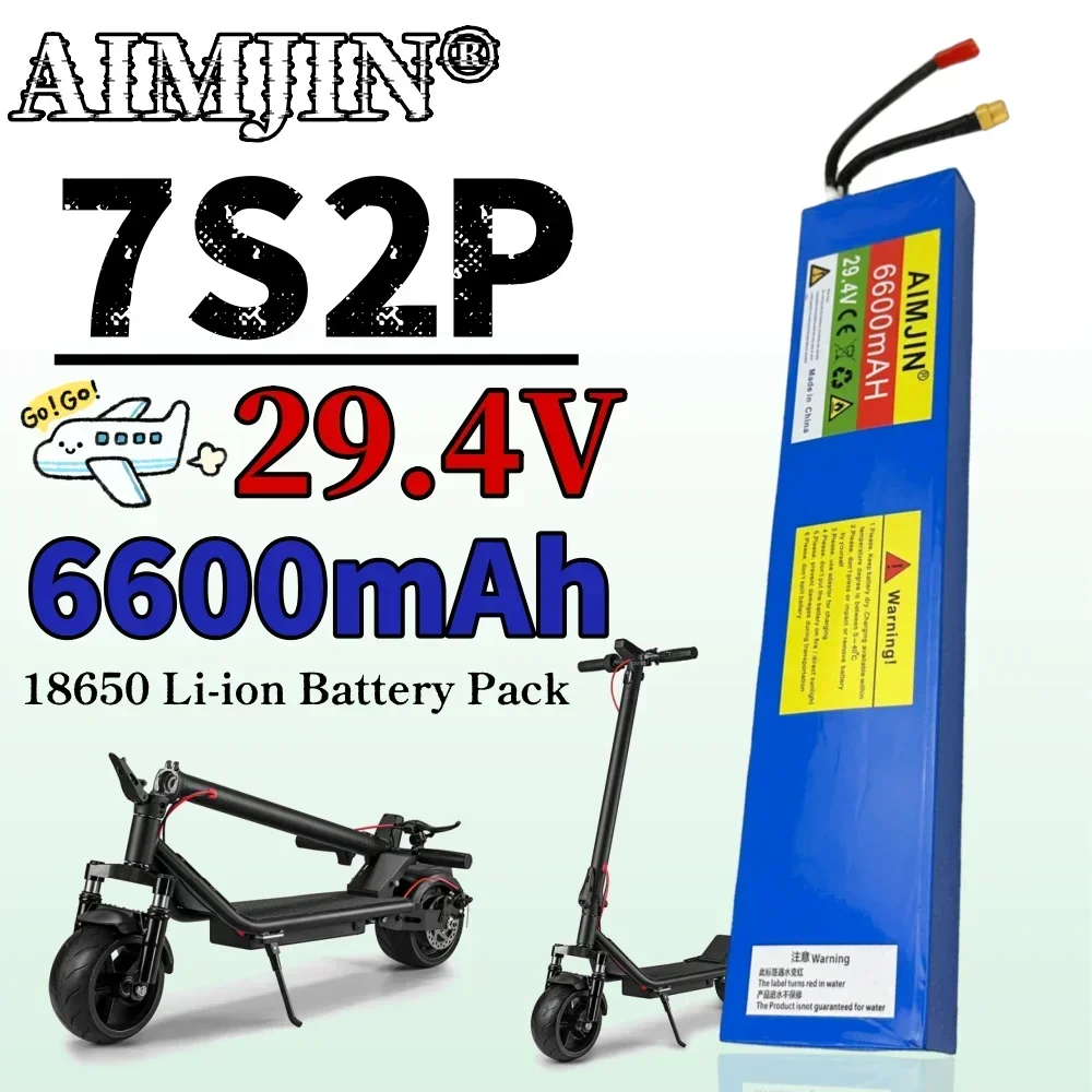 7s2p 29.4V 6.6ah 18650 Battery Lithium Ion Battery 29.4V 6600Mah for Electric Scooters Balancing Scooter
7s2p 29.4V 6.6ah 18650 Battery Lithium Ion Battery 29.4V 6600Mah for Electric Scooters Balancing Scooter