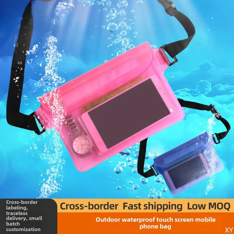 Outdoor mobile phone waterproof bag can touch screen swimming rafting equipment sealed submarine
Outdoor mobile phone waterproof bag can touch screen swimming rafting equipment sealed submarine