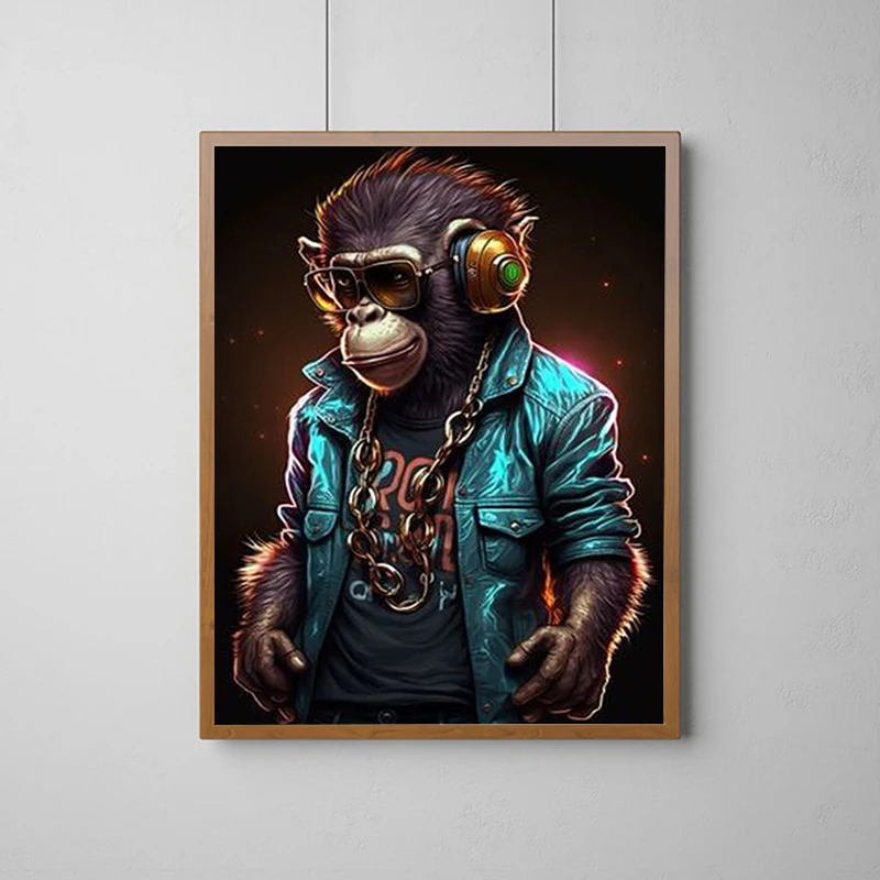 Decoration Pictures Room Wall Art Canvas Painting Funny Animal Monkey Home Decorations Poster Paintings for Bedroom Decor Luxury
Decoration Pictures Room Wall Art Canvas Painting Funny Animal Monkey Home Decorations Poster Paintings for Bedroom Decor Luxury