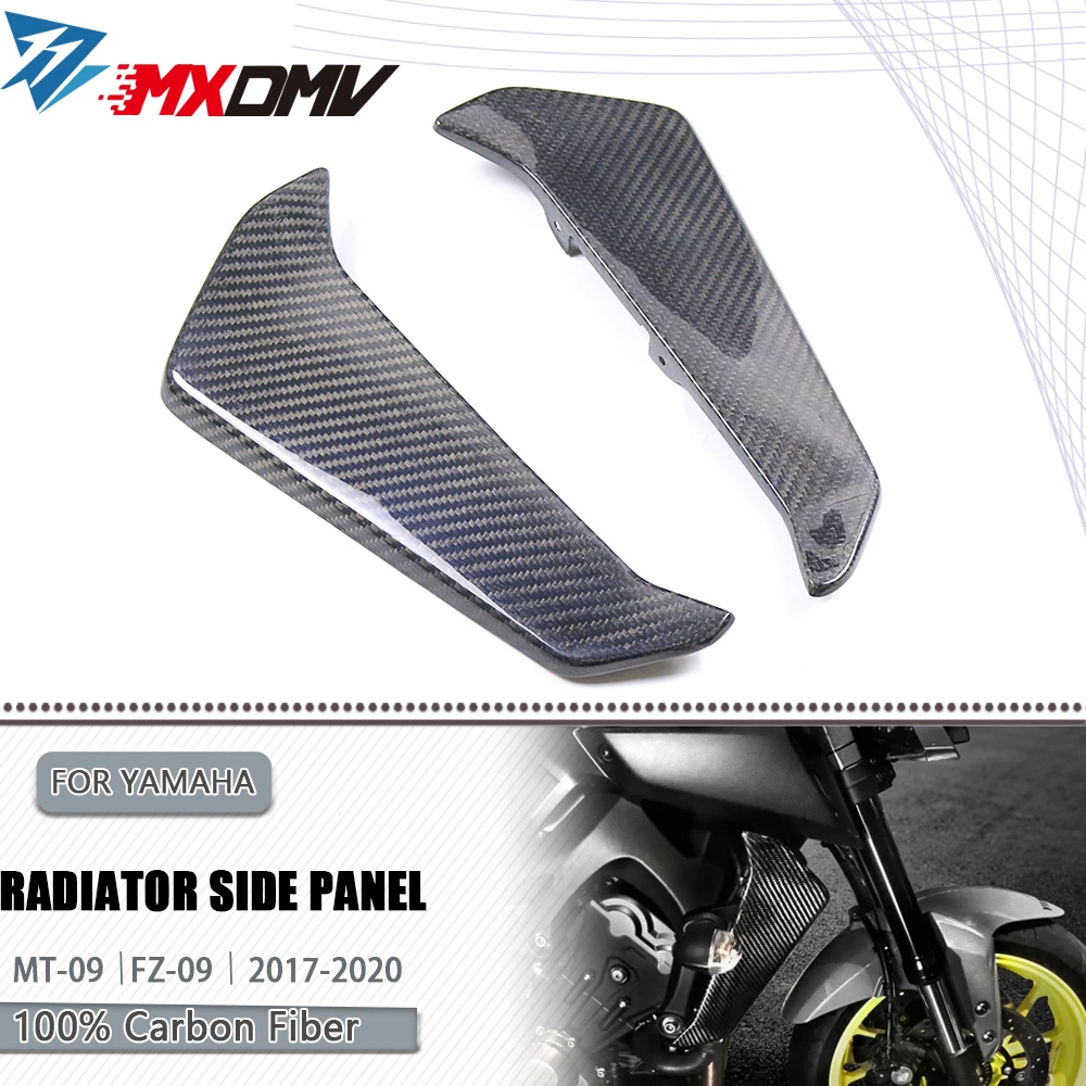 100% Carbon Fiber Radiator Side Panels MT09 2017-2020 Protector Cover Fairing Tank Guard Inner Radiator Motorcycle Accessories
100% Carbon Fiber Radiator Side Panels MT09 2017-2020 Protector Cover Fairing Tank Guard Inner Radiator Motorcycle Accessories