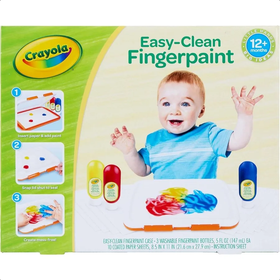 M Free Finger Painting Station Washable Finger Paint for Toddlers Arts Crafts Set Sensory Activity Art Travel Toy Gift for Todd 
M Free Finger Painting Station Washable Finger Paint for Toddlers Arts Crafts Set Sensory Activity Art Travel Toy Gift for Todd