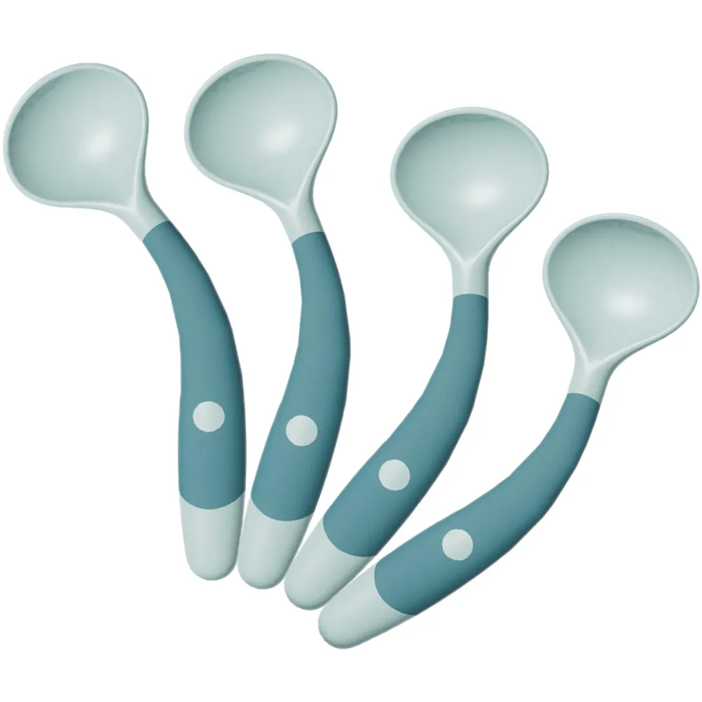 4Pcs Learning Spoon for Baby Ergonomic Design Safe Non-Toxic Plastic Baby Feeding Training Spoon for Kids Toddlers
4Pcs Learning Spoon for Baby Ergonomic Design Safe Non-Toxic Plastic Baby Feeding Training Spoon for Kids Toddlers