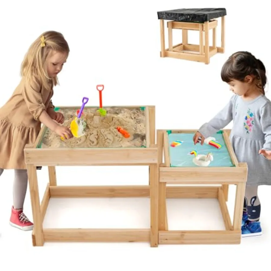 Outdoor sensory table for 3+ years old HDPE plastic gray and blue space-saving dual-purpose water and sandbox design with built
Outdoor sensory table for 3+ years old HDPE plastic gray and blue space-saving dual-purpose water and sandbox design with built